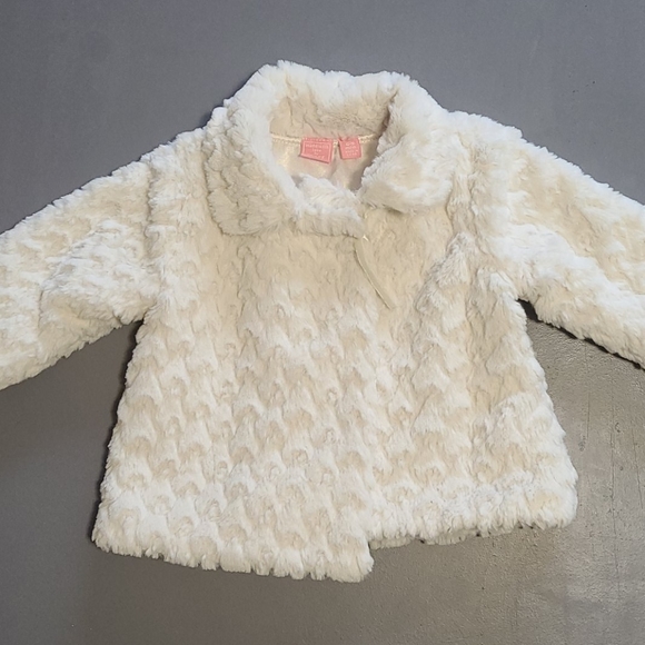 Baby Girls Faux Fur Jacket - Picture 1 of 3